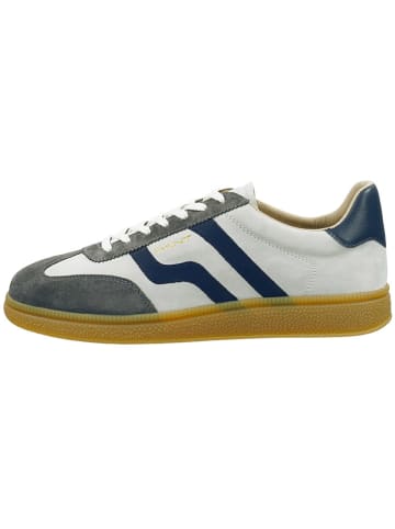 GANT Footwear Leder-Sneakers "Cuzmo" in Grau/ Dunkelblau