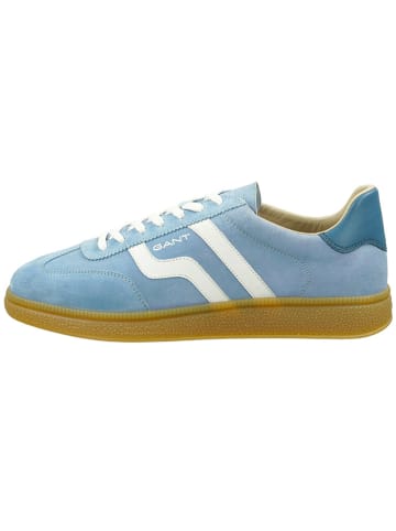 GANT Footwear Skórzane sneakersy "Cuzmo" w kolorze błękitnym