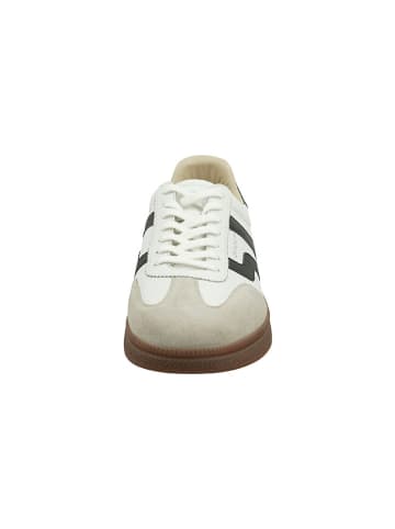 GANT Footwear Skórzane sneakersy "Cuzmo" w kolorze biało-czarno-beżowym