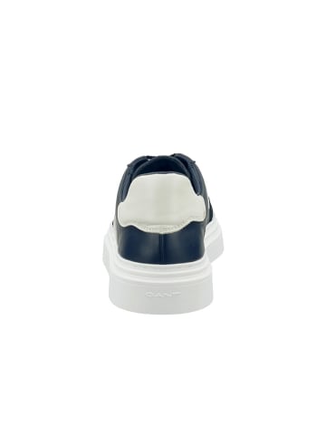 GANT Footwear Leder-Sneakers "Cuzmoon" in Dunkelblau/ Weiß