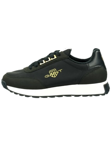 GANT Footwear Leder-Sneakers "Garold" in Schwarz