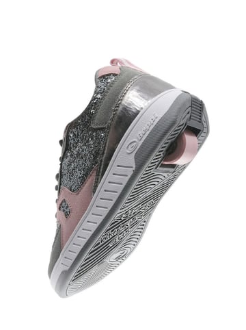Breezy Rollers Sneakers in Silber/ Pink