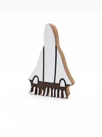 Samimi Stempel "Rocket" w kolorze jasnobrązowo-białym - 5 x 12 cm