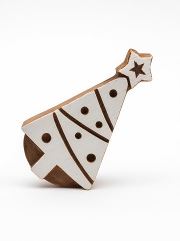 Samimi 7-delige blokstempelset "Christmas" beige/groen/rood