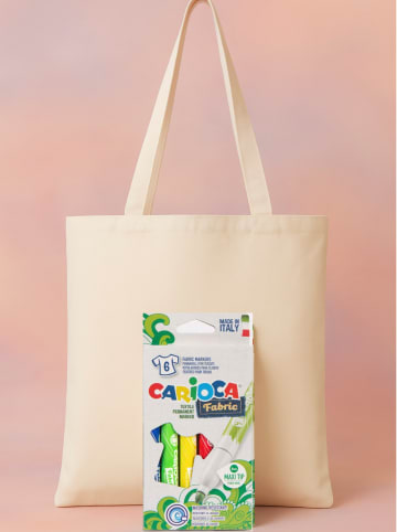 Samimi 11-delige boodschappenversierset beige/meerkleurig