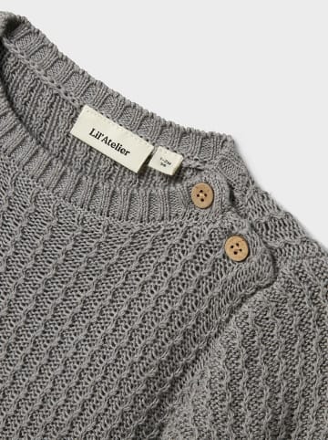 Lil Atelier Sweter "Kanto" w kolorze szarym