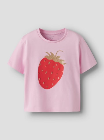 name it 3er-Set: Shirts in Rosa/ Blau/ Weiß