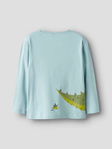 name it 2er-Set: Longsleeves "Kingston" in Hellblau/ Dunkelblau