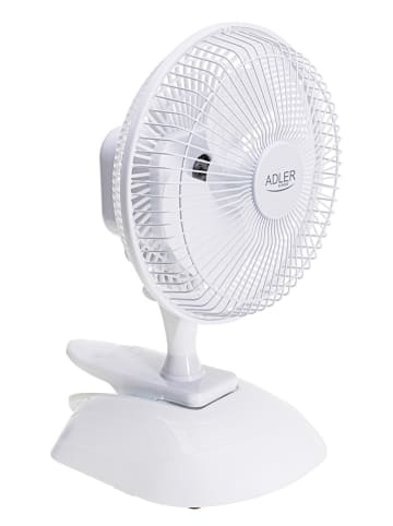 Adler Klemm-Ventilator in Weiß - Ø 15 cm