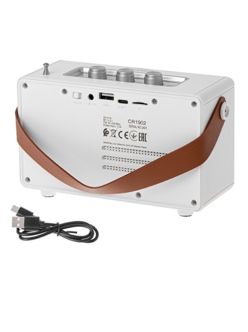 Adler Bluetooth-Radio in Weiß