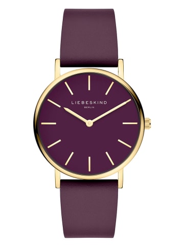 Liebeskind Quarzuhr in Lila/ Gold
