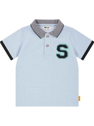 Steiff Koszulka polo w kolorze błękitnym
