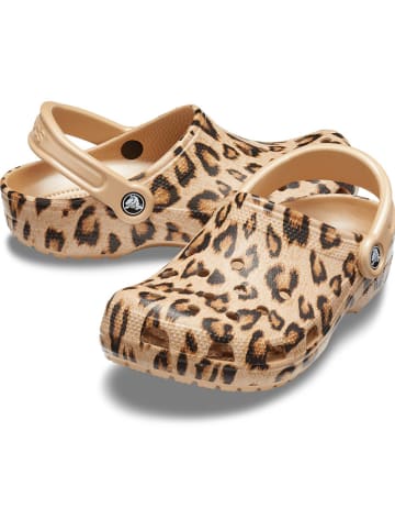 Crocs Chodaki "Classic" w kolorze beżowo-brązowym