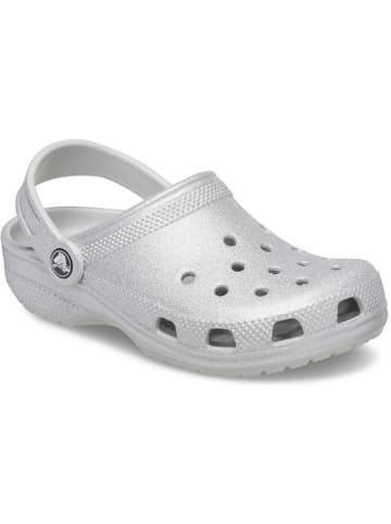 Crocs Crocs "Classic Glitter" zilverkleurig