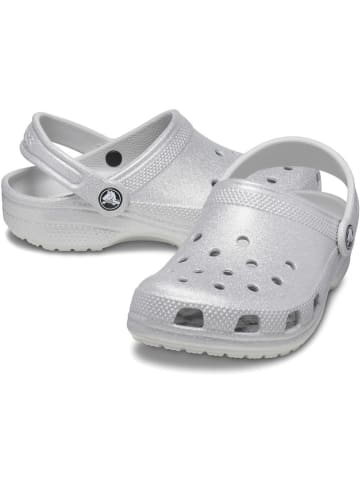 Crocs Crocs "Classic Glitter" zilverkleurig