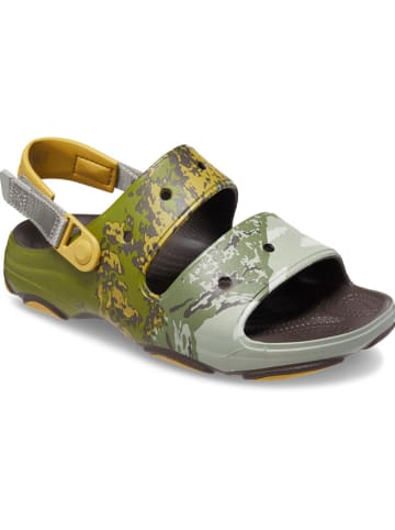 Crocs Sandały "All Terrain Summit" w kolorze żółto-zielonym