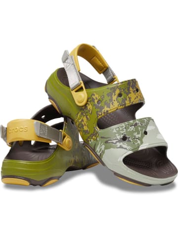 Crocs Sandalen "All Terrain Summit" in Gelb/ Grün