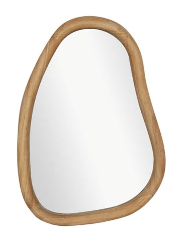 Signes Grimalt Lustro ścienne w kolorze jasnobrązowym - 35,5 x 50 cm