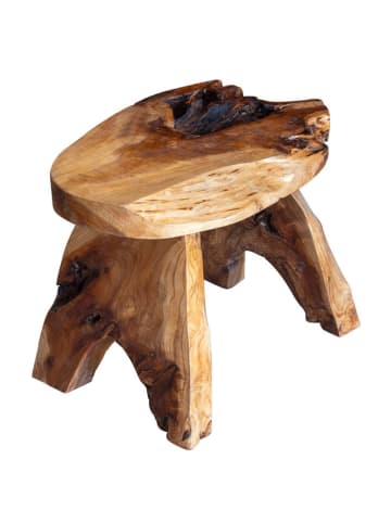 Signes Grimalt Hocker w kolorze brązowym - 30 x 39 x 26 cm