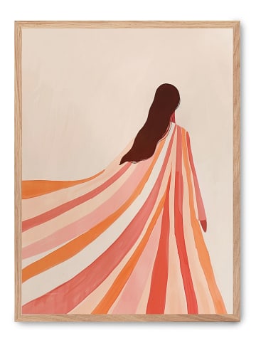poster lab Ingelijste kunstdruk "Stripe dream"