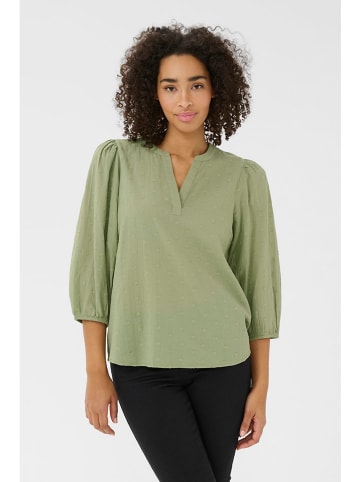 Kaffe Bluse in Oliv