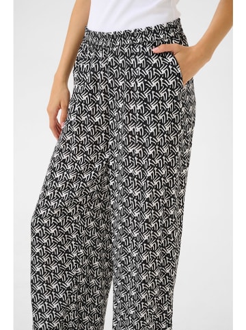 Kaffe Broek zwart/wit