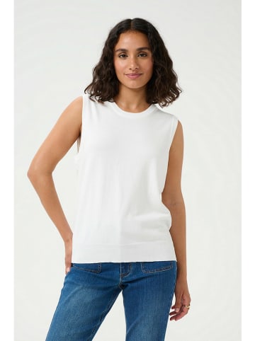 Kaffe Bezrękawnik w kolorze białym