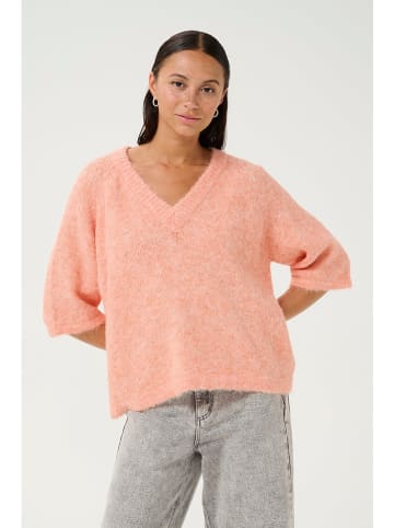 Kaffe Pullover in Lachs