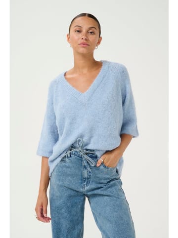 Kaffe Pullover in Hellblau