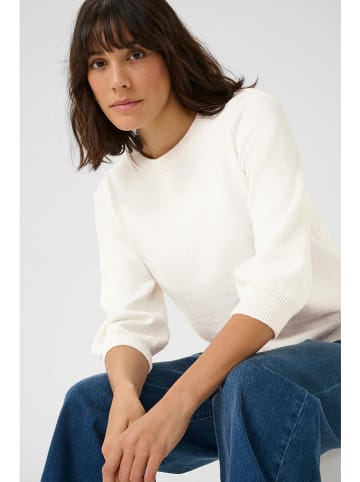 Kaffe Pullover in Creme