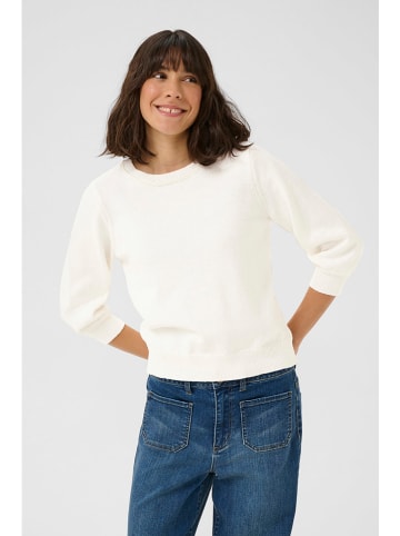 Kaffe Pullover in Creme