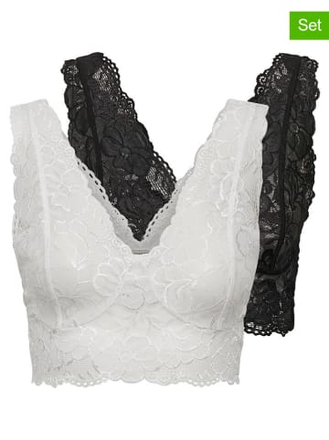 Cream Topy (2 szt.) w kolorze czarnym i białym