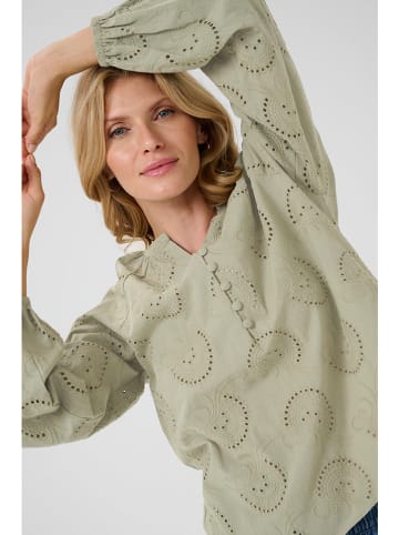 Cream Bluzka w kolorze khaki