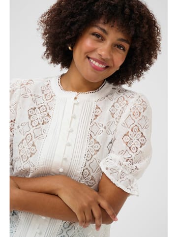 Cream Bluse in Weiß