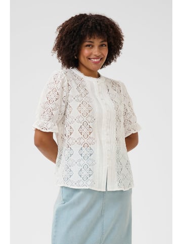 Cream Bluse in Weiß