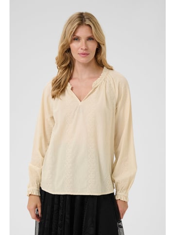 Cream Bluse in Beige