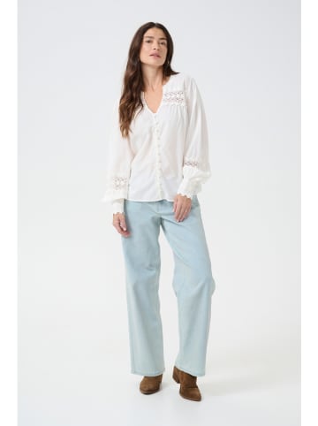 Kaffe Bluse in Weiß