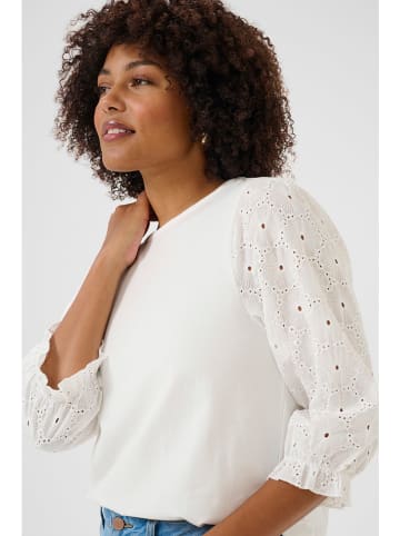Cream Bluse in Weiß