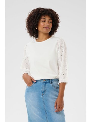 Cream Bluse in Weiß
