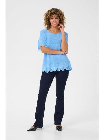 Cream Pullover in Hellblau