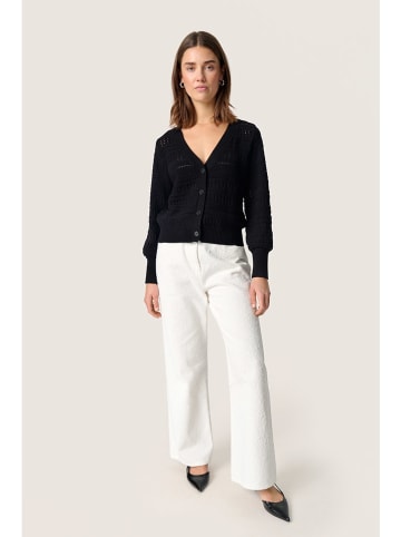 Soaked in Luxury Cardigan in Schwarz