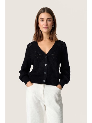 Soaked in Luxury Cardigan in Schwarz