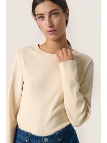 Soaked in Luxury Sweter w kolorze beżowym