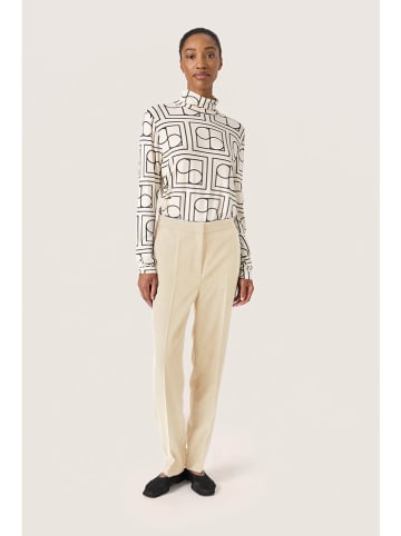 Soaked in Luxury Broek zandkleurig