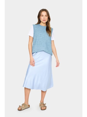 SAINT TROPEZ Spencer lichtblauw