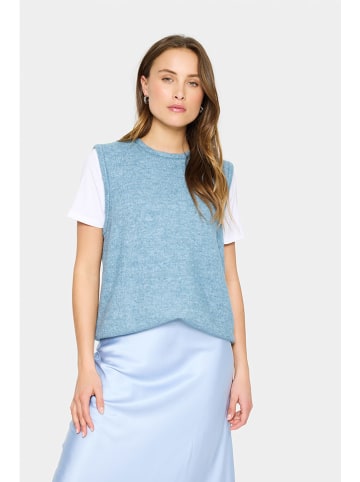 SAINT TROPEZ Spencer lichtblauw