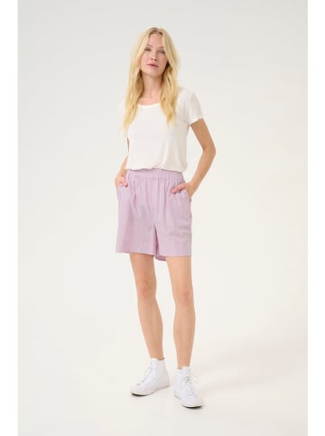 CULTURE Shorts in Rosa/ Hellblau