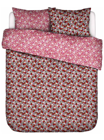 Essenza Perkal beddengoedset "Mellow Millefleurs" lichtroze