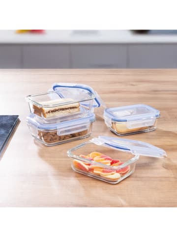 Chefware 4er-Set: Frischhaltedosen in Blau