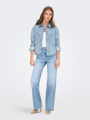 ONLY Jeanshemd in Hellblau